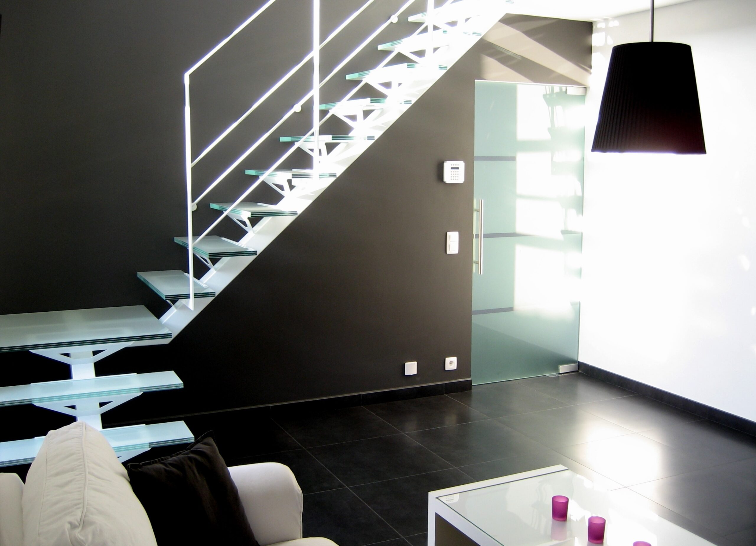 Escalier en verre sur mesure - Escalier plus