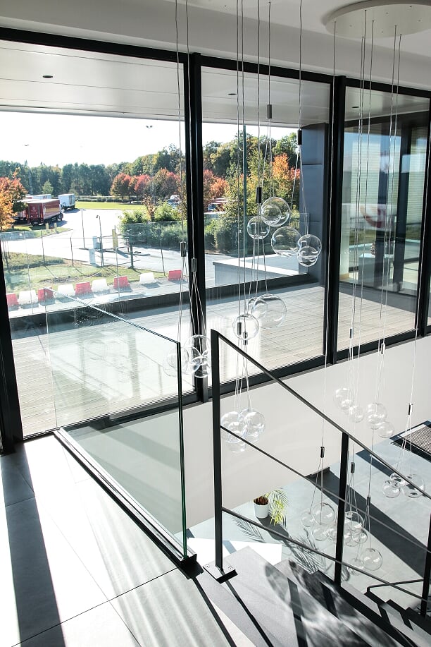 Garde corps en plat 2 sous lisses 1